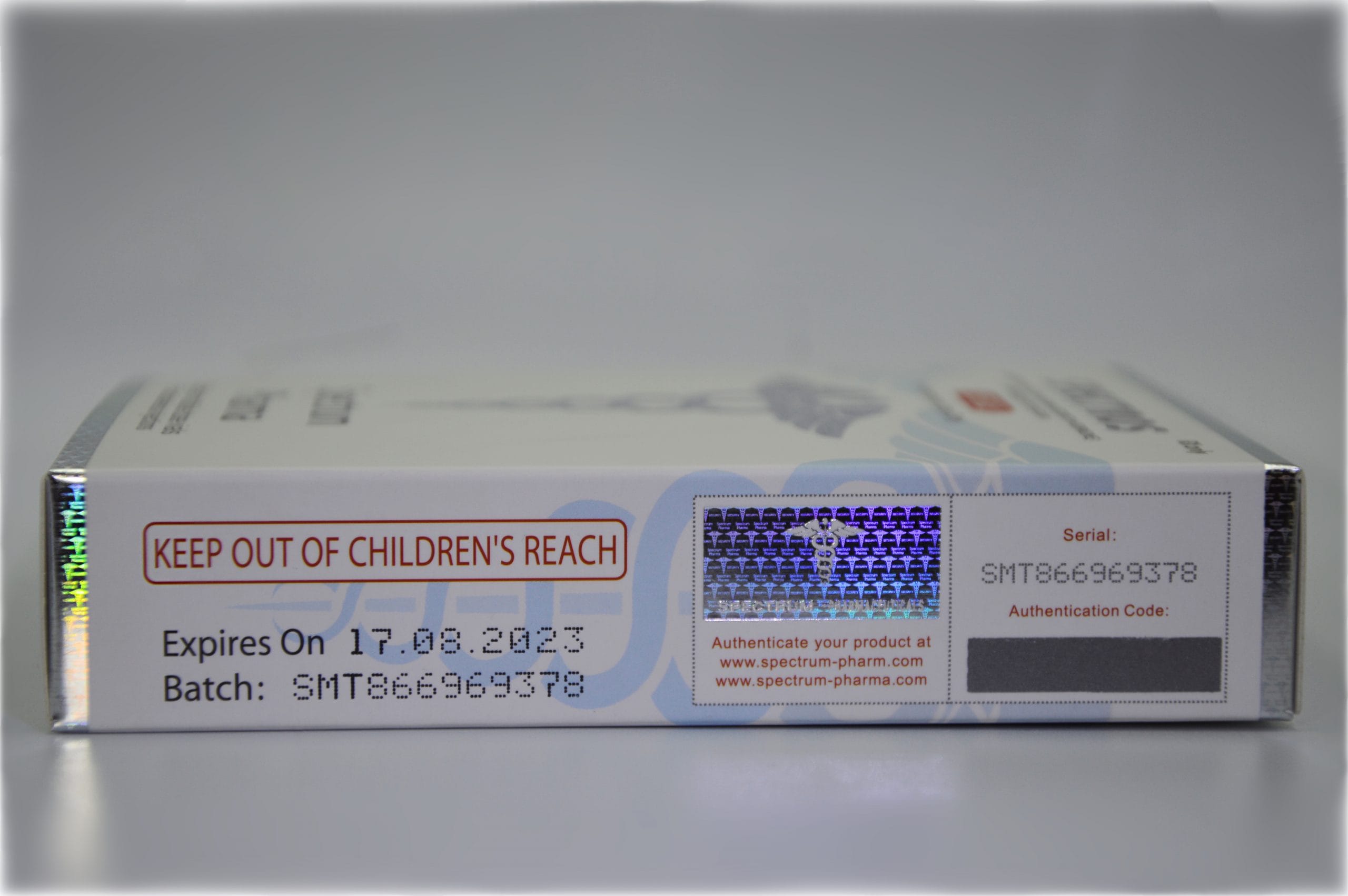 SPECTROS 150 IU with bacteriostatic water is added